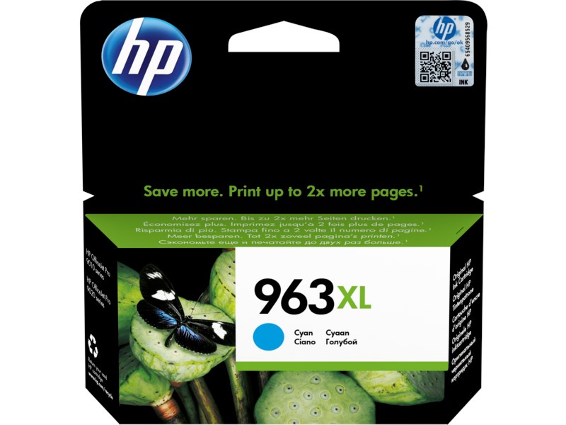HP 3JA27AE Mavi Mürekkep Kartuş (963XL)