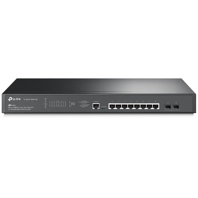 Tp-Link Omada TL-SG3210XHP-M2 8 Port 2.5G Switch