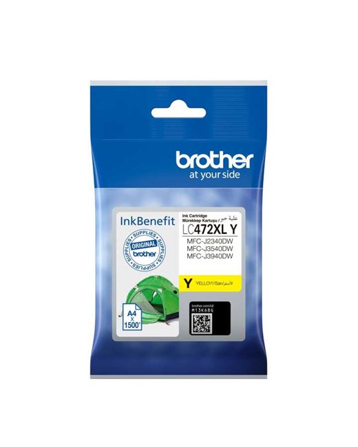 Brother LC472XLY Sarı Kartuş 3000 Sayfa