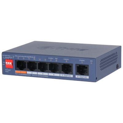 Dahua 4Port 10/100Mbps PoE 60W (CS4006-4ET2GT-60)