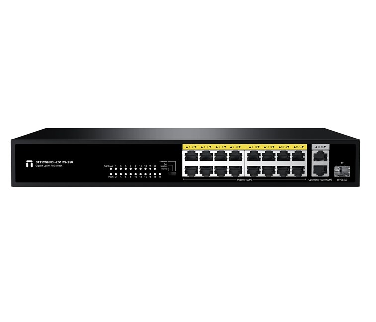 Stonet 16Port 10/100Mbps PoE 250W(ST119HPDI-2G1MS)