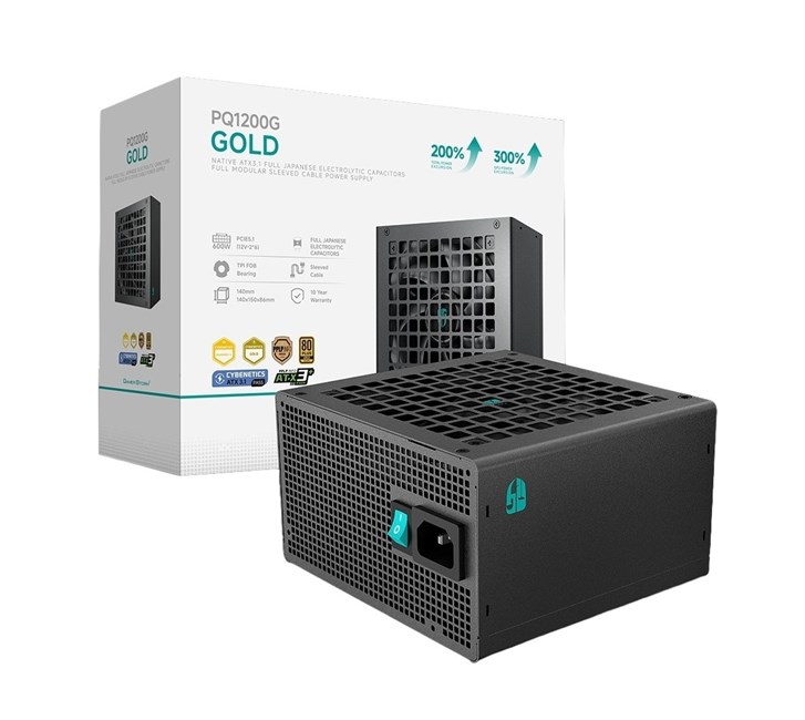 DeepCool 1200W 80+ Gold Power Supply (PQ1200G)