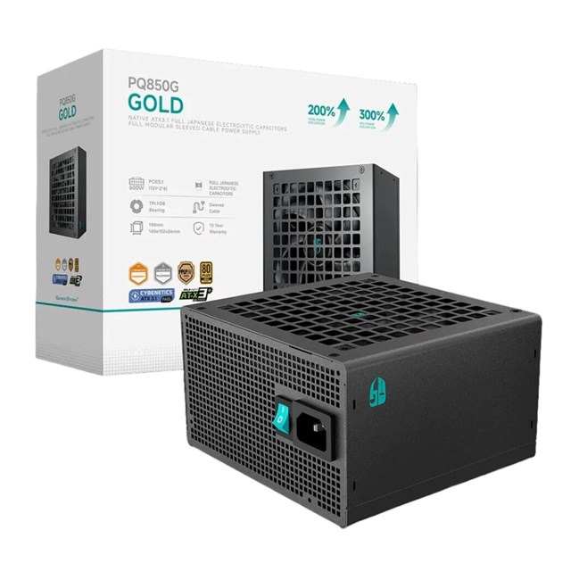 DeepCool 850W 80+ Gold Power Supply (PQ850G)