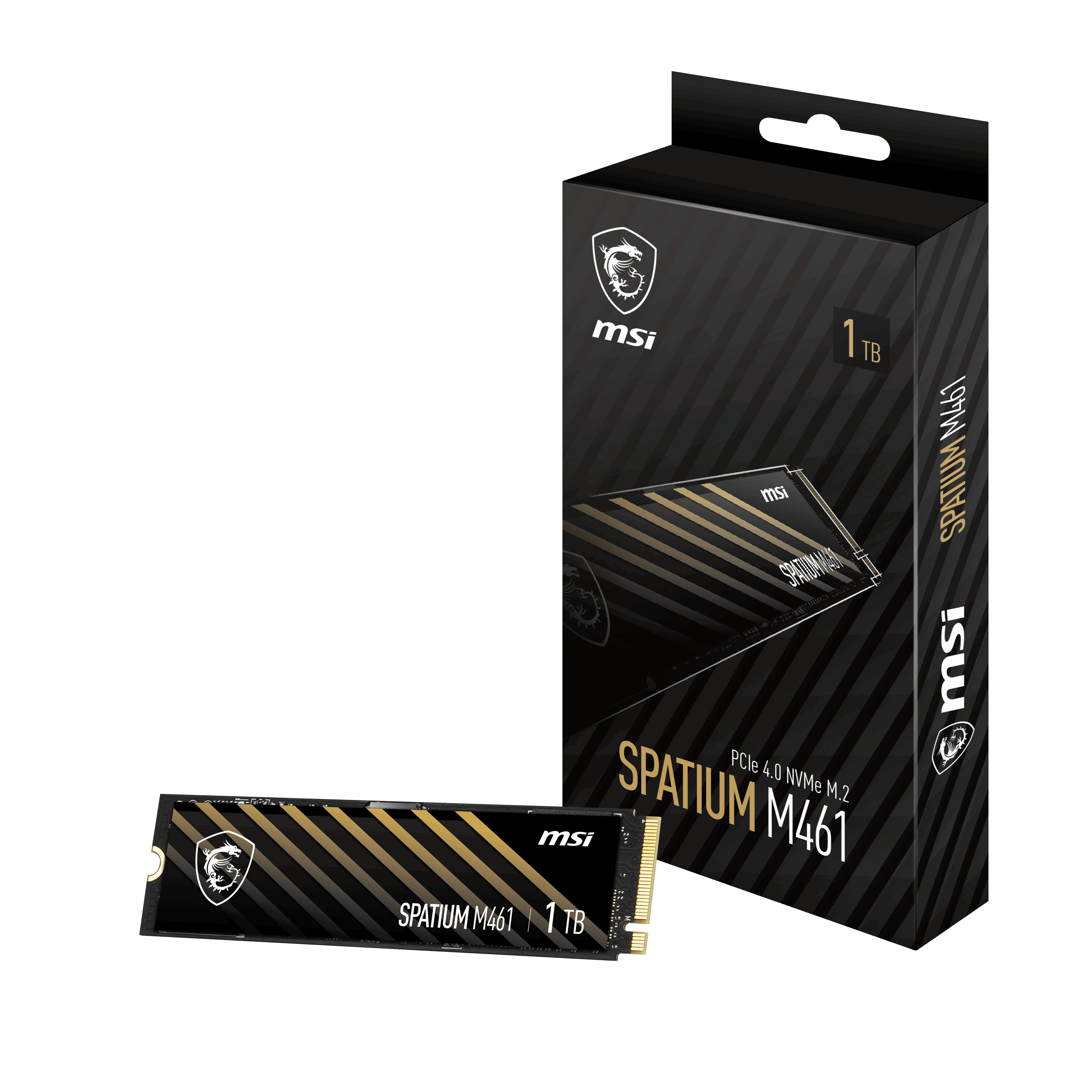 MSI SSD SPATIUM M461 NVME M.2 1TB NVMe M.2 1TB R:5000 W:3200