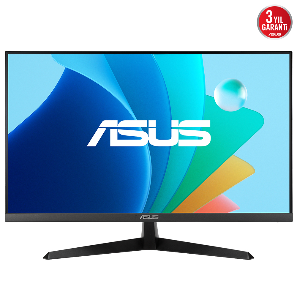 ASUS VY279HF 27 IPS FREESYNC 1920X1080 1MS 100HZ 250CD HDMI VESA 3YIL EYE CARE PLUS TEKNOLOJISI MAVI IŞIK FILTRESI FLICKER FREE VE ANTI BAKTERIYEL KAPLAMA