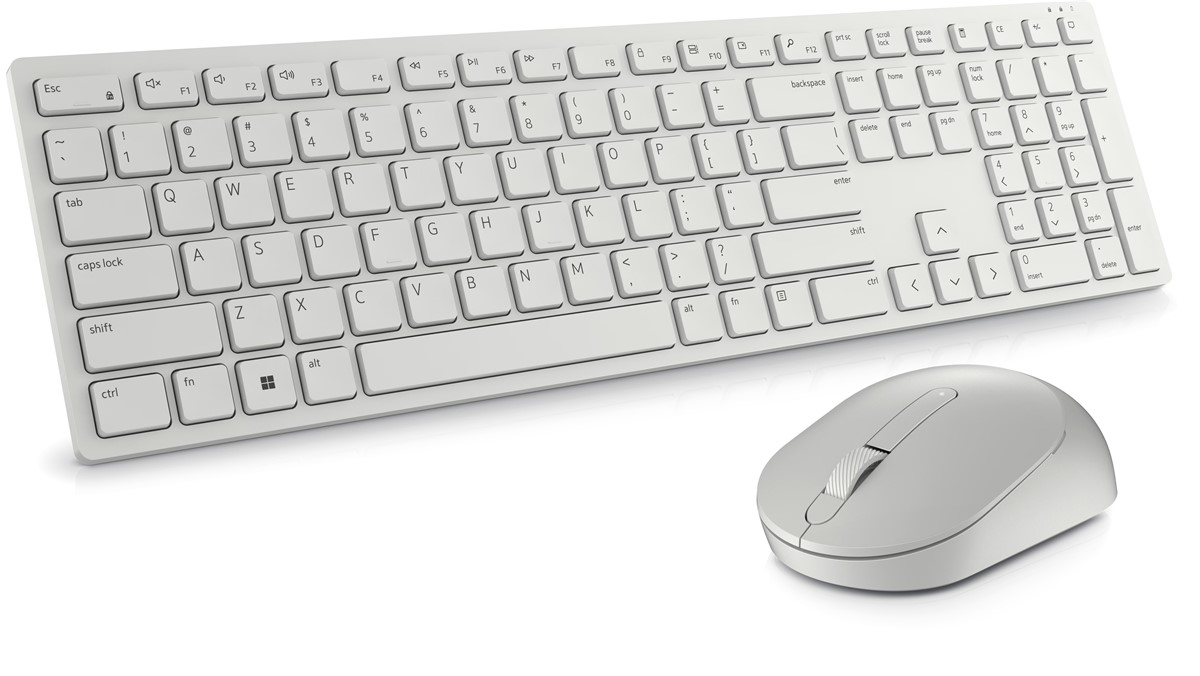 DELL PRO WIRELESS KEYBOARD AND MOUSE - KM5221W - US INTERNATIONAL (QWERTY) - WHITE / 580-AKEZ