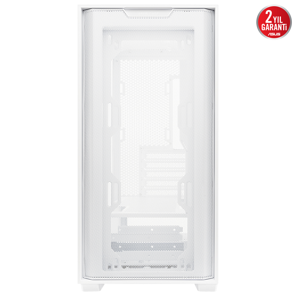 ASUS A21 PLUS 360 MM SOĞUTUCU ALANI 380 MM UZUNLUĞA KADAR EKRAN KARTI VE STANDART ATX PSU DESTEKLİ GİZLİ KABLO BÖLMELİ MICRO-ATX FANLI KASA BEYAZ