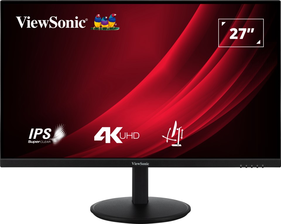 VIEWSONIC VG2708-4K WORKPRO MONITOR 27" 4MS 60HZ 3840 x 2160 4K TILT SWIVEL PIVOT YUKSEKLIK AYARI