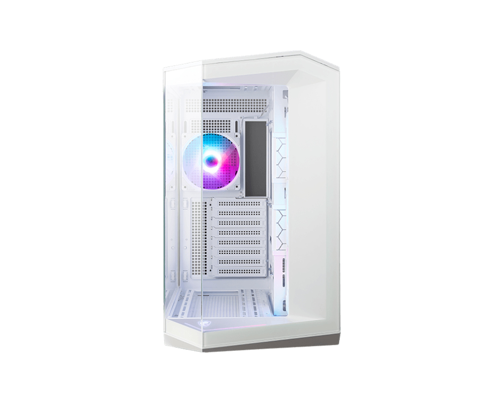 MSI MAG PANO 100R PZ WHITE TEMPERLİ CAM 3X120MM 1X120MM ARGB FAN ATX BEYAZ PANORAMİK GAMİNG BİLGİSAYAR KASASI