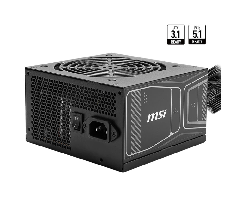 MSI PSU MAG A750GN PCIE5 750W 80+ GOLD POWER SUPPLY