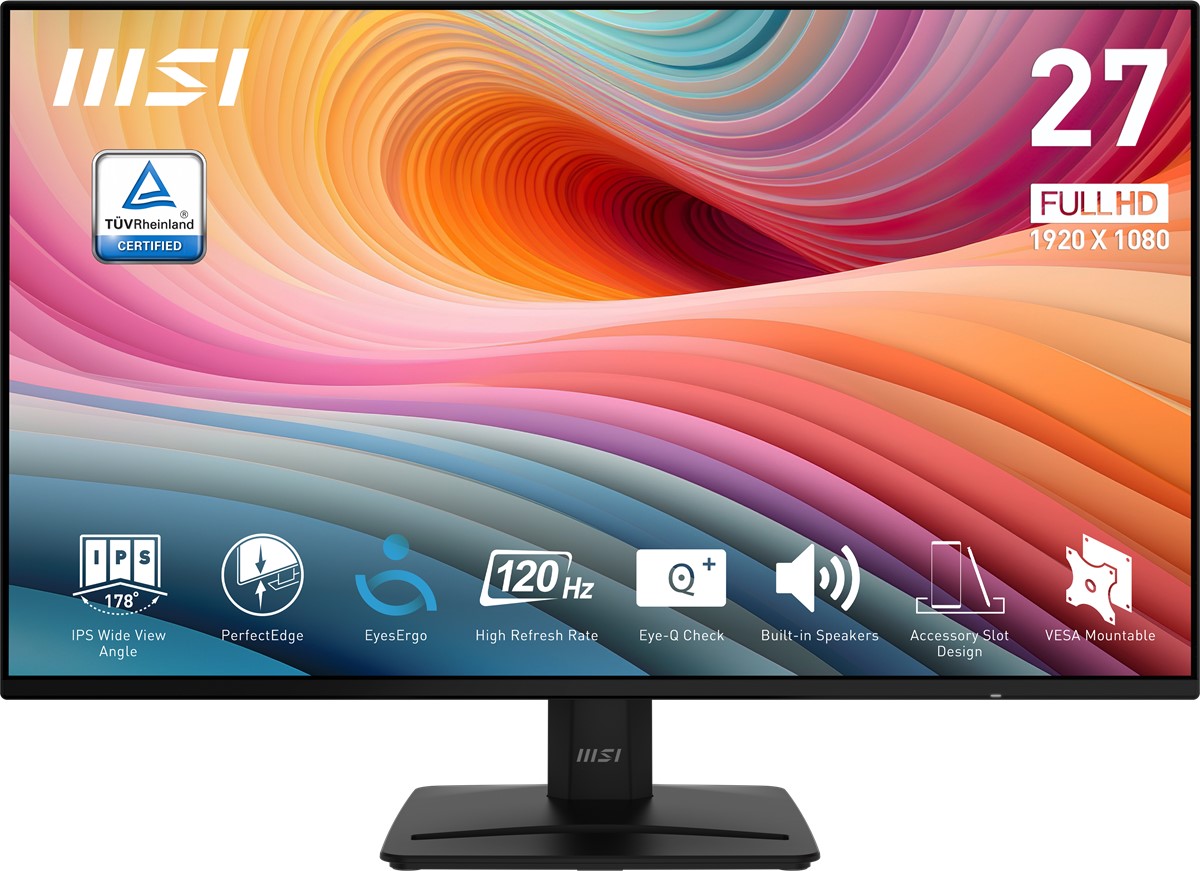 MSI 27 PRO MP271A E2 1920x1080 (FHD) FLAT IPS 120HZ 1MS ADAPTIVE-SYNC MONITOR