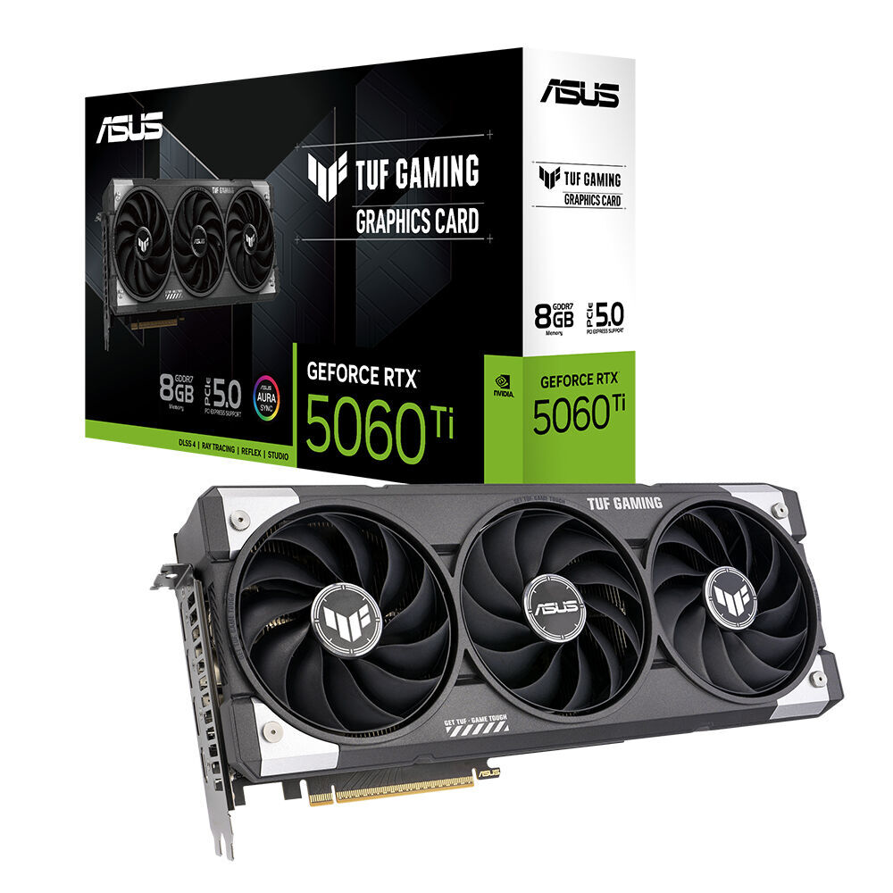 ASUS VGA PRIME-RTX5060TI-O8G-NVIDIA-GEFORCE-RTX 5060 TI-8G-8GB GDDR7-128bit--OC-HDMI-3xDP-DLSS4 EKRAN KARTI