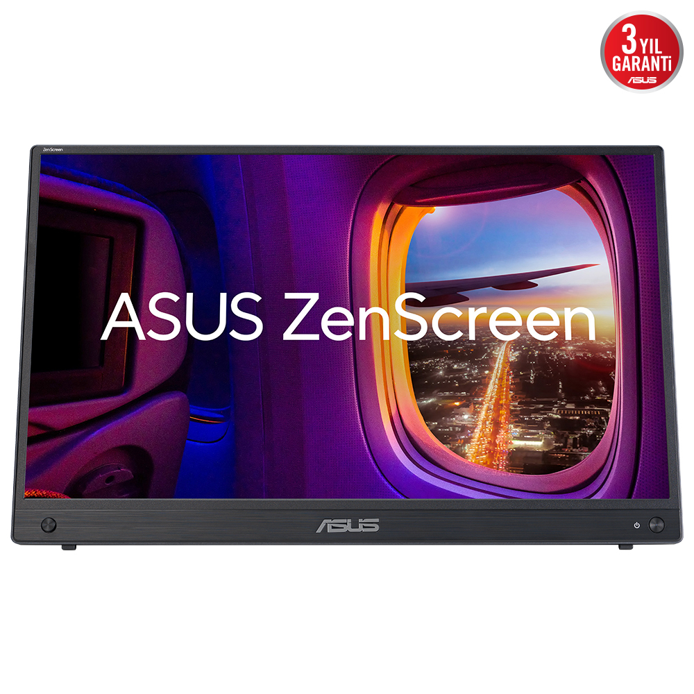 ASUS ZENSCREEN MB16AHG 15.6 IPS 1920X1080 3MS 144HZ 300CD MINI-HDMI USB-C 3YIL MAT EKRAN EYECARE TAŞINABILIR USB MONITÖR