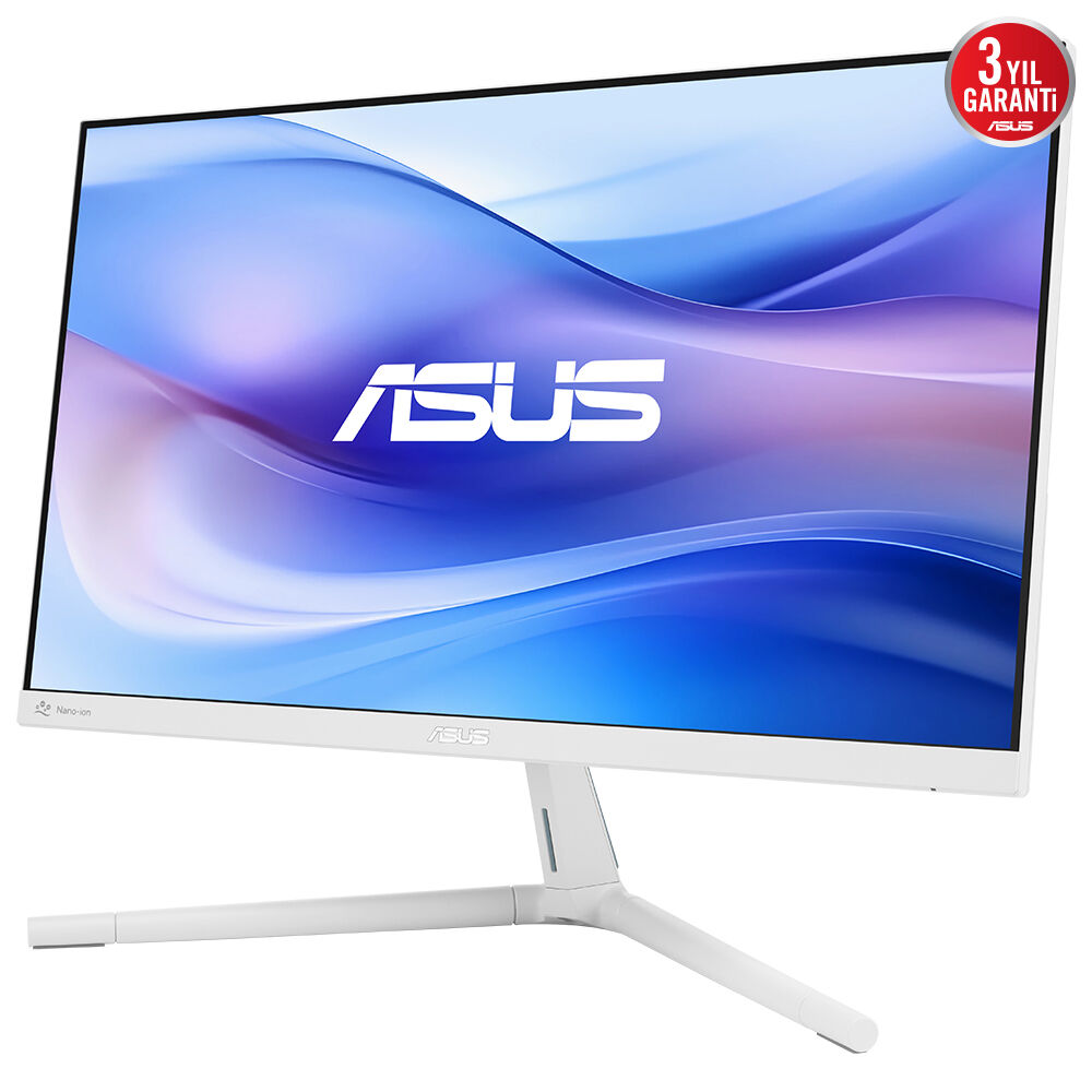 ASUS VU279HFI-W 27 IPS  NANO IYON 1920x1080 1ms 100Hz 250cd HDMI YOK VESA 3YIL EYECARE PLUS  DÜŞÜK MAVİ IŞIK  FLICKER- FREE ÇERÇEVESİZ MONİTÖR