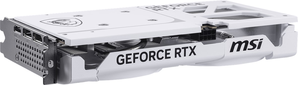 MSI VGA GEFORCE RTX 5060 TI 8G VENTUS 2X OC WHITE PLUS RTX5060TI 8GB GDDR7 128B DX12 PCIE 5.0 X16 (3XDP 1XHDMI)