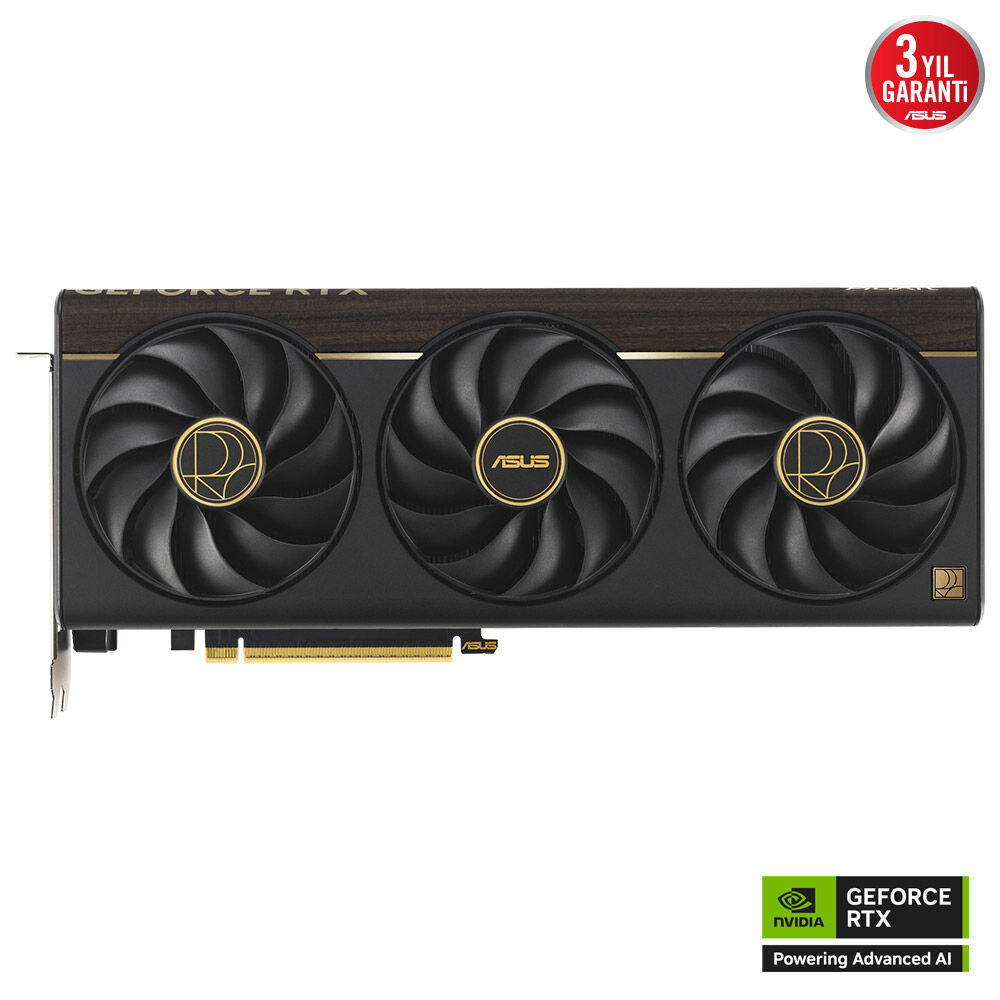 ASUS PROART-RTX5080-O16G-NVIDIA-GEFORCE-RTX 5080-16GB GDDR7-256bit--OC-2xHDMI-3xDP-RGB-DLSS4 EKRAN KARTI