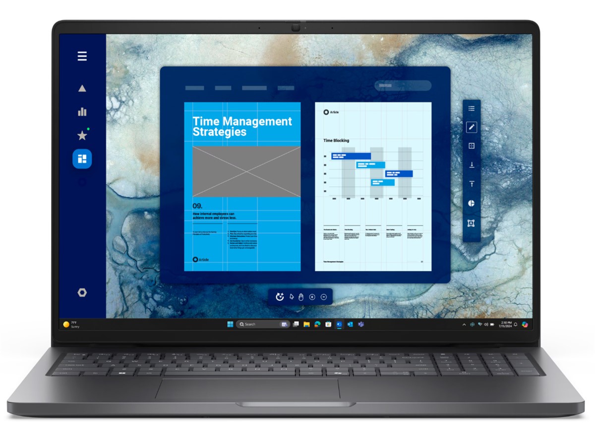 DELL NB PRO 16 PC16250 BTO108_PC16250_EMEA_UBU ULTRA 7-255U 32G 1TB SSD 16 FHD+ UBUNTU