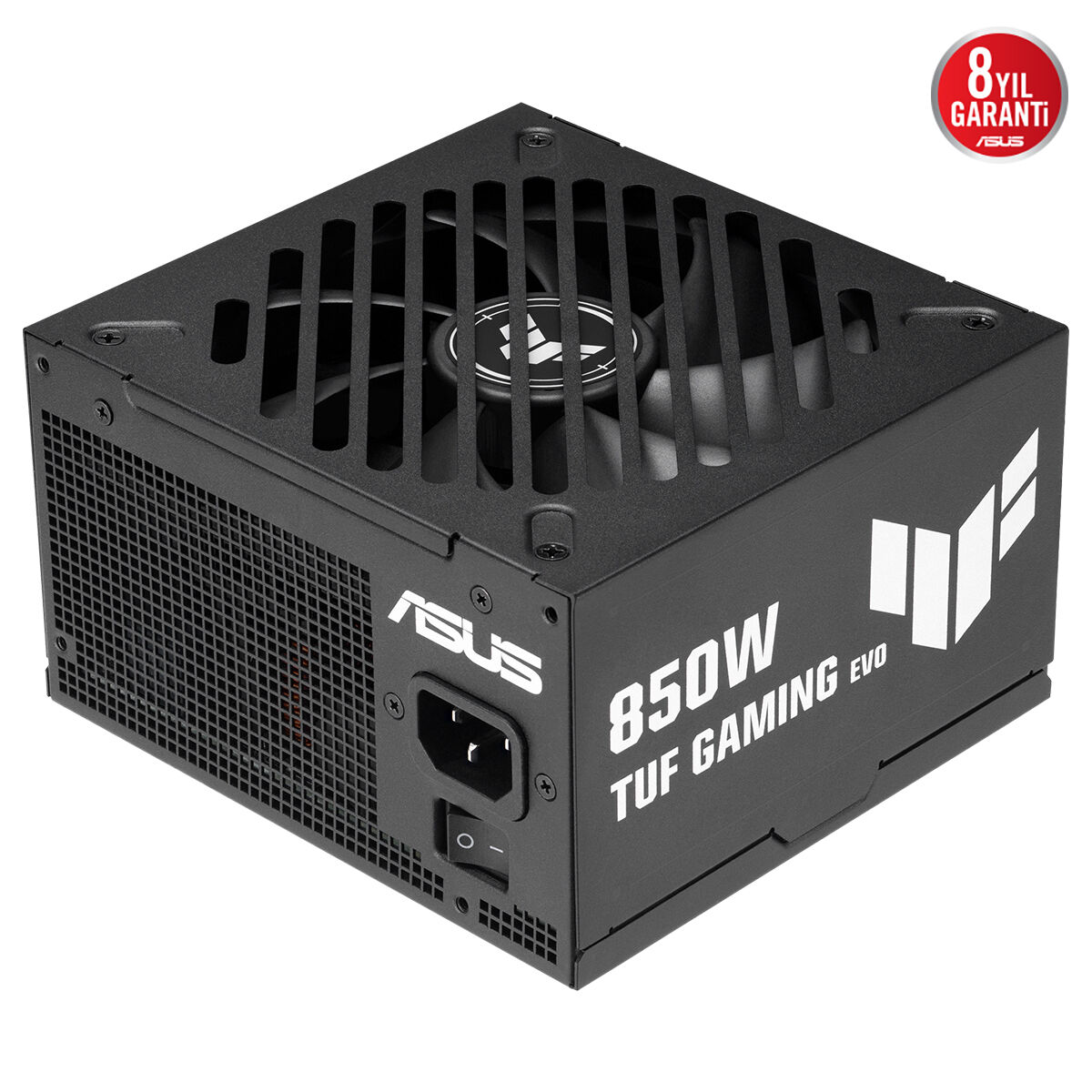 ASUS TUF-GAMING-850G-EVO PGOLD SU 80 PLUS & CYBENETICS GOLD FULL MODÜLER ATX 3.1 PCIE 5.1 12V-2X6 KABLO 8 YIL GARANTİ ASKERİ SINIF BİLEŞENLER