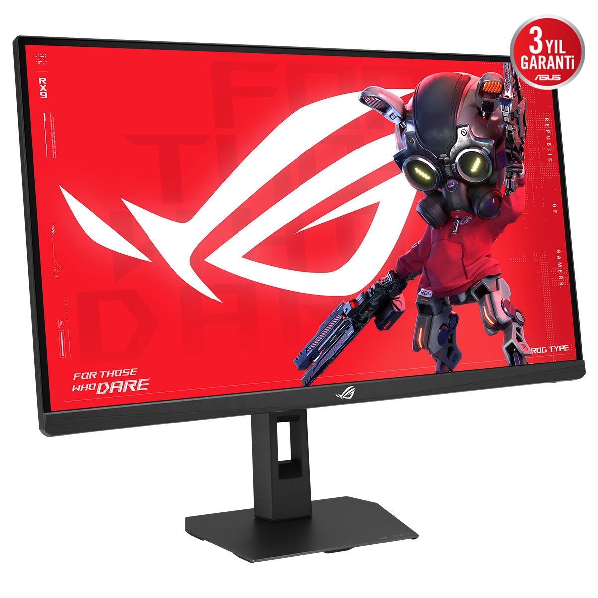 ASUS ROG STRIX XG27UCGR 27 DUAL MODE FAST IPS FREESYNC VE G-SYNC UYUMLU HDR 3840x2160 0.3ms 4K 162Hz/FHD 485Hz 400cd DP HDMI USB-C YOK VESA 3YIL ELMB SYNC PIVOT HDR MONİTÖR