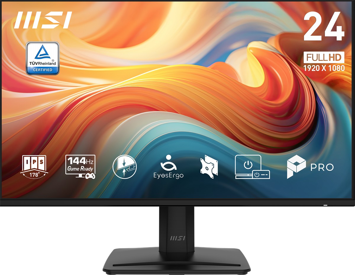 MSI 23.8 PRO MP243 E14 1920x1080 (FHD) 16:9 FLAT IPS 144HZ 1MS (MPRT) ADAPTIVE-SYNC MONITOR