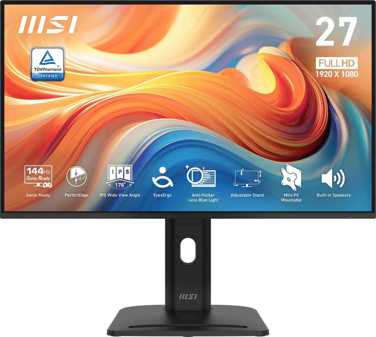 MSI 27 PRO MP275PG E14 1920x1080 (FHD) 16:9 FLAT IPS 144HZ 1MS(MPRT) ADAPTIVE-SYNC PIVOT MONITOR