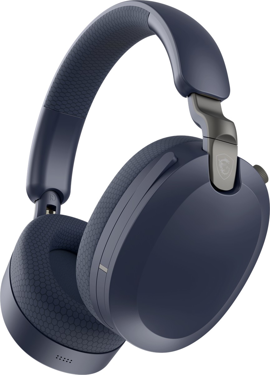 MSI GG MAESTRO 500 W NAVY GAMING HEADSET ANC (AKTİF GÜRÜLTÜ ENGELLEME) KULAKÜSTÜ KULAKLIK 2.4GHz (Type C) Bluetooth 5.4 3.5mm Wired (Audio Only) GİZLENEBİLİR MİKROFON