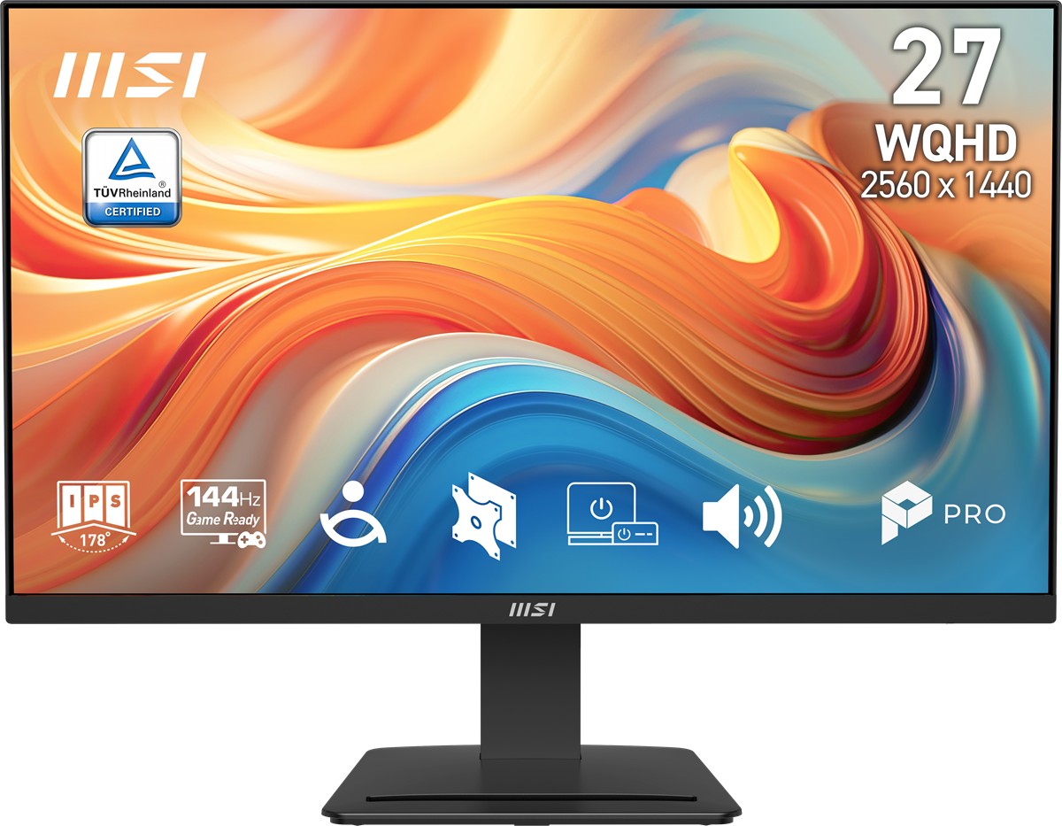MSI 27 PRO MP273Q E14 2560x1440 (WQHD) 16:9 FLAT IPS 144HZ 1MS (MPRT) ADAPTIVE-SYNC MONITOR